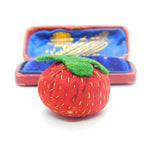 Victorian Novelty Pin Cushion in Strawberry Fruit Form Antique c1880