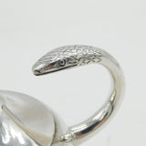 Asprey & Co. Sterling Silver Snake Handle Table Cigar Lighter Antique 1919 London
