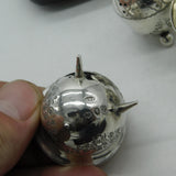 Boxed Mappin & Webb Sterling Silver Miniature Cruet Set 1890 London Antique