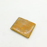 Victorian Gold Cased Enamel Romantic Regency Scene Cigarette Case Antique