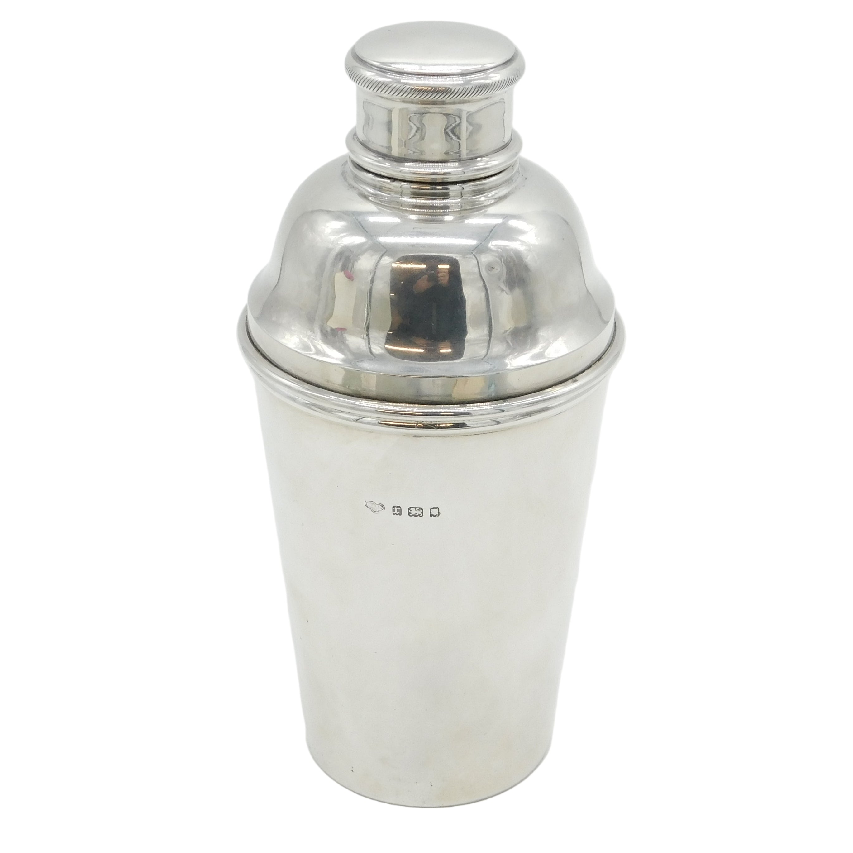 George Shaker George V Sterling Silver Cocktail Shaker or Mixer Antique 1932 London ...