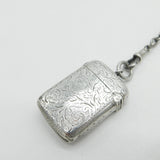 Victorian Sterling Silver Sewing Chatelaine & Tools 1893 Birmingham Antique