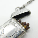 Victorian Sterling Silver Sewing Chatelaine & Tools 1893 Birmingham Antique
