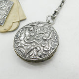 Victorian Sterling Silver Sewing Chatelaine & Tools 1893 Birmingham Antique