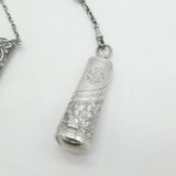 Victorian Sterling Silver Sewing Chatelaine & Tools 1893 Birmingham Antique