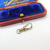 Victorian 9ct Rose Dog Clip Watch Chain Clasp Finding Antique c1890