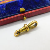 Victorian 15ct Yellow Gold Dog Clip Watch Chain Clasp Findings Antique c1890