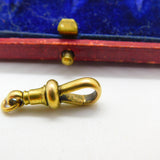 Victorian 15ct Yellow Gold Dog Clip Watch Chain Clasp Findings Antique c1890