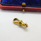 Victorian 15ct Yellow Gold Dog Clip Watch Chain Clasp Findings Antique c1890