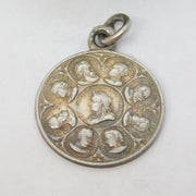 Victorian Monarchs of Europe Jubilee Celebration Fob Pendant Antique c1897