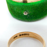 9ct Yellow Gold Cabochon Moonstone Signet Ring Antique 1911 Chester Art Deco