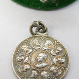 Victorian Monarchs of Europe Jubilee Celebration Fob Pendant Antique c1897