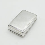George III Sterling Silver 'Stirling Building Society' Snuff Box Antique 1817 Birmingham