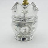 George III Sterling Silver Griffin Heraldic Crest Cream Jug Antique 1804 London