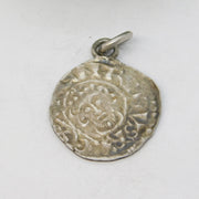 King John 1199-1216 Early Medieval Hammered Silver Penny Mounted Antique