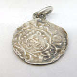 King John 1199-1216 Early Medieval Hammered Silver Penny Mounted Antique