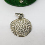 King John 1199-1216 Early Medieval Hammered Silver Penny Mounted Antique