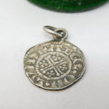 King John 1199-1216 Early Medieval Hammered Silver Penny Mounted Antique