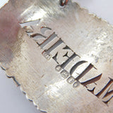 Georgian Sterling Silver Floral Madeira Decanter Label 1781 London Antique