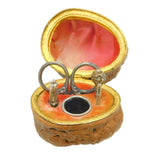 18th Century French Miniature Walnut Complete Sewing Set Box Antique c1790s