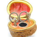 18th Century French Miniature Walnut Complete Sewing Set Box Antique c1790s