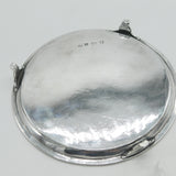 George III Sterling Silver Heraldic Crest Salver Dish Antique 1784 London