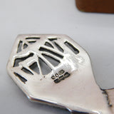 Sterling Silver Viking Ship Tea Caddy Spoon 1937 Chester Antique Shipton & Co.