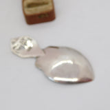 Sterling Silver Viking Ship Tea Caddy Spoon 1937 Chester Antique Shipton & Co.