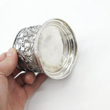 Victorian Sterling Silver Nouveau Bottle Coaster Swallow 1898 London Comyns