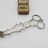 Georgian Sterling Silver Shell Pattern Sugar Nips c1760 Antique John Muns