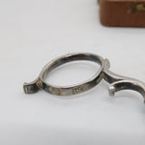 Georgian Sterling Silver Shell Pattern Sugar Nips c1760 Antique John Muns