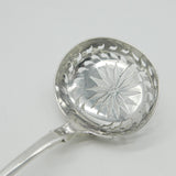 Victorian Exeter Sterling Silver Floral Pattern Heraldic Crest Sugar Caster 1839