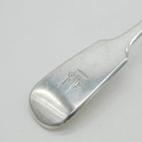 Victorian Exeter Sterling Silver Floral Pattern Heraldic Crest Sugar Caster 1839