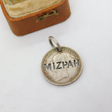 Victorian Sterling Silver 'Mizpah' Love Token Sixpence Antique 1881