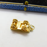 9ct Yellow Gold Traditional Motor Car Charm Pendant Vintage 1990 Birmingham