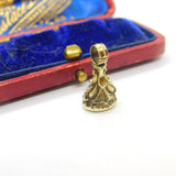 Victorian 15ct Gold & Carved Chalcedony Scottish Thistle Intaglio Fob Seal c1860