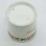 19th Century English Pearlware Floral Glaze 'Henry' Christening Cup Antique 1850