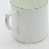 19th Century English Pearlware Gilded 'Ann' Christening Mug Antique c1850