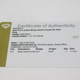 10ct Yellow Gold Three-Stone Kunzite Gold Dress Ring Vintage Birmingham