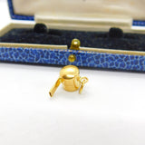 21ct Yellow Gold Working Miniature Whistle Charm or Pendant Vintage c1970