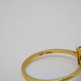 10ct Yellow Gold Baguette Cut Kunzite Dress Ring Vintage Birmingham