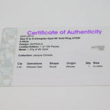 10ct Yellow Gold & 0.5ct Ethiopian Opal Dress Ring Vintage Birmingham