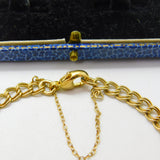 9ct Yellow Gold Double Curb Link Charm Bracelet Vintage 1989 Birmingham