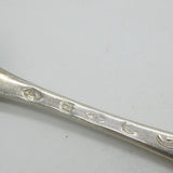 George III Irish Sterling Silver Berry Pattern Dessert Spoon 1761 Dublin Antique
