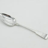 Jersey Channel Island George III Sterling Silver Serving Spoon Jacques Quesnel c1780