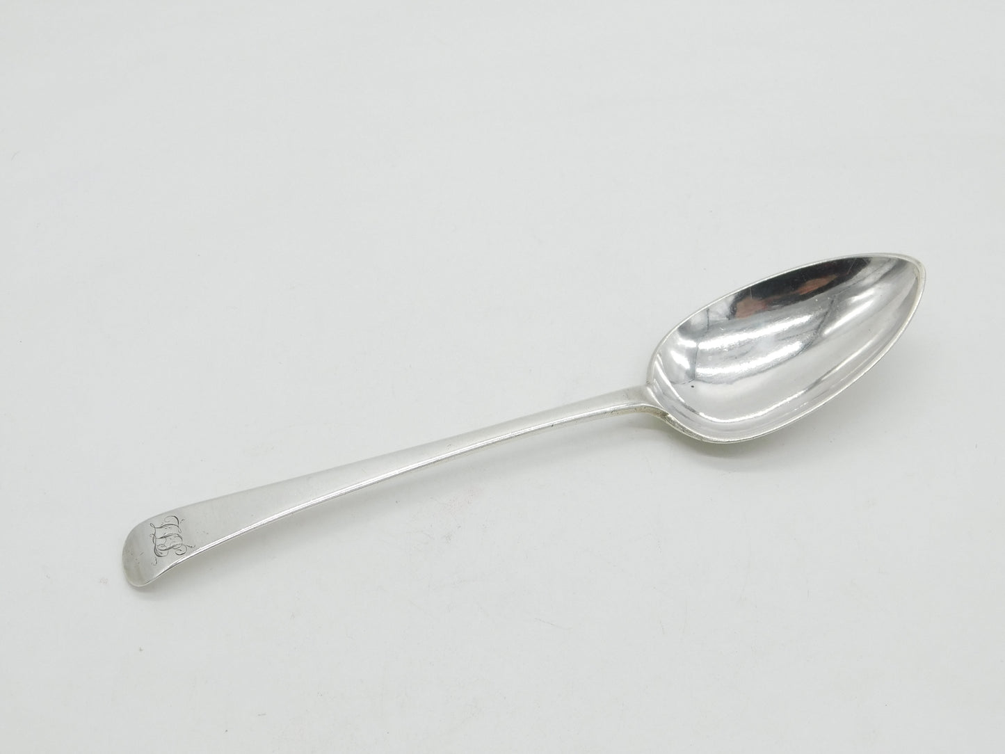 Jersey Channel Islands George III Sterling Silver Serving Spoon Pierre Neftel c1760