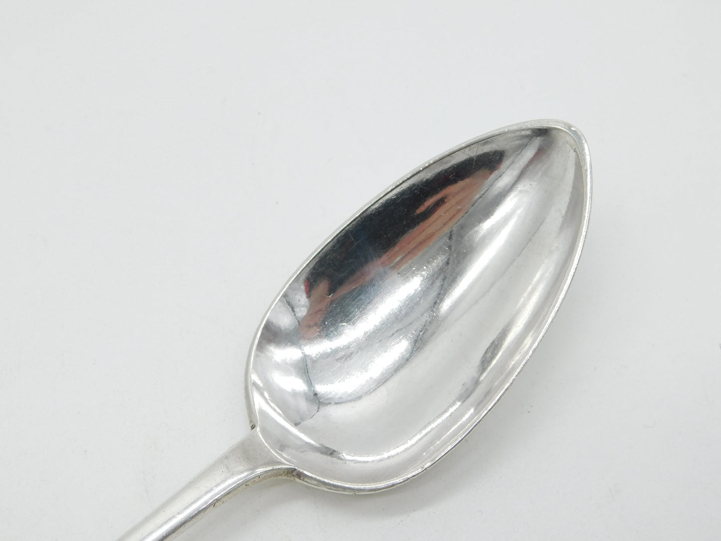 Jersey Channel Islands George III Sterling Silver Serving Spoon Pierre Neftel c1760