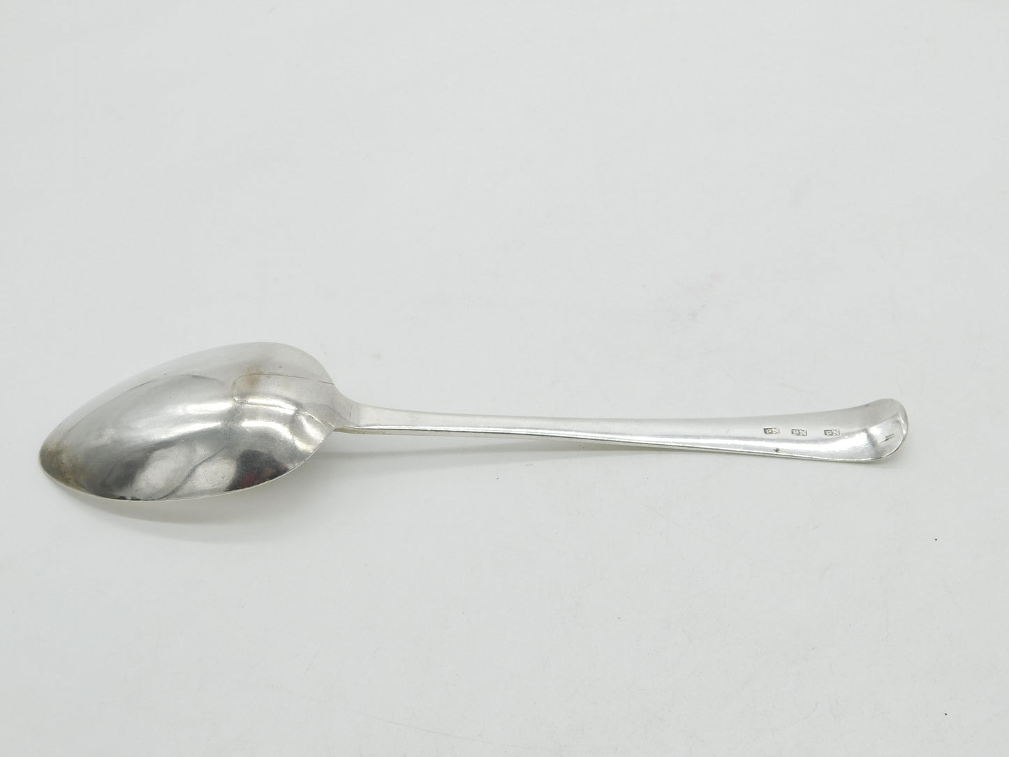 Jersey Channel Islands George III Sterling Silver Serving Spoon Pierre Neftel c1760