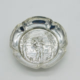 Victorian Sterling Silver Forester Pattern Pin Dish Antique 1882 London