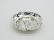 Victorian Sterling Silver Forester Pattern Pin Dish Antique 1882 London